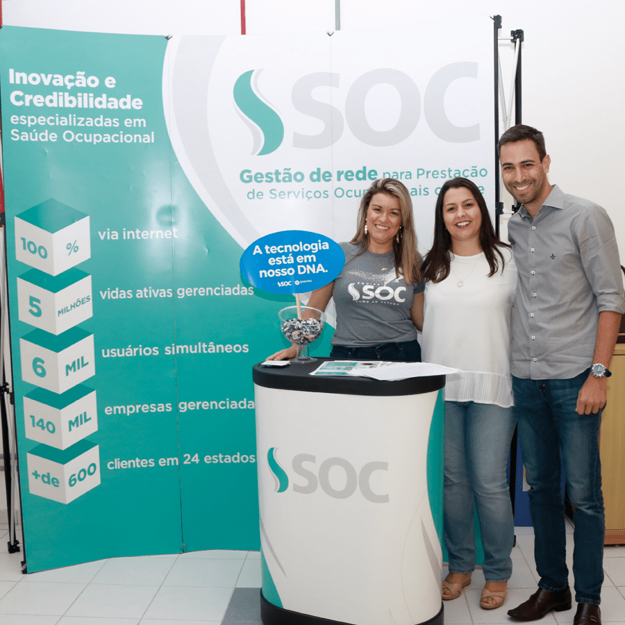 Equipe SOC distribui kit de energia para os participantes da Hackathon “Desafio Startup Cidadã” em Santos