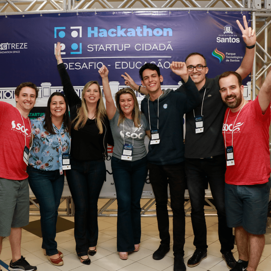 Equipe SOC apoia Hackathon “Desafio Startup Cidadã” em Santos