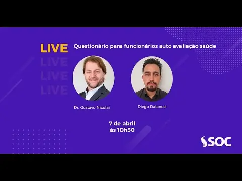 LIVE - Questionário Modelo Como monitorar a saúde de seus funcionários em home office